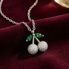 Cherry Spark Necklace | 925 Sterling Silver