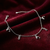 Dolphin & Infinity Charm Anklet in 925 Sterling Silver