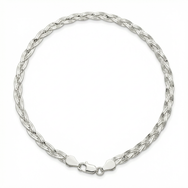 Italian Stylish Anklet – 925 Sterling Silver